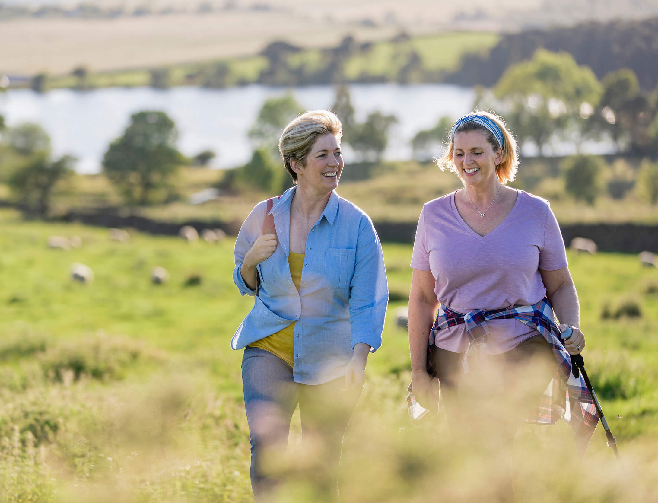 2 women taking a walk